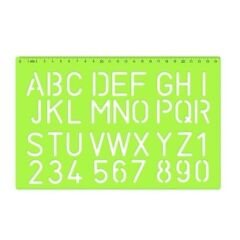 HATAS CETVEL  B.HARF YAZI SABLONU 30mm (02259)