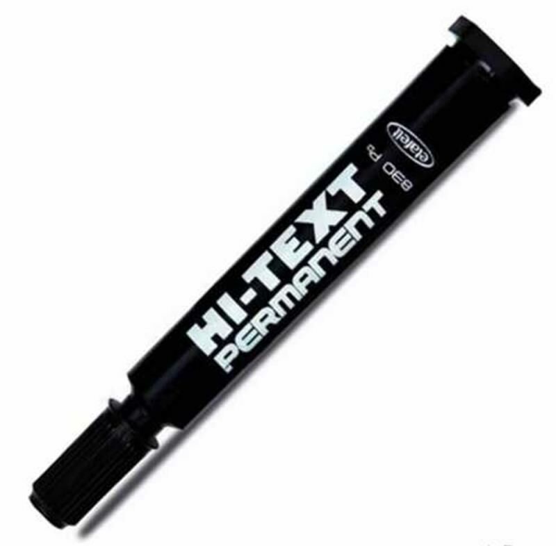 HI-TEXT PERMANENT MARKER YUVARLAK UC SIYAH (830PB)