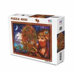 KS GAMES PUZZLE 4000 PARCA HER BUTTERFLY FAIRYTALE
