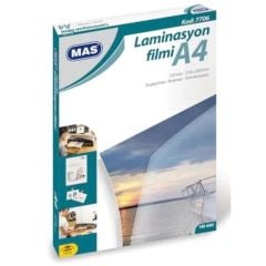 MAS LAMINASYON FILMI A4 125 mıc.100 LU (7706)