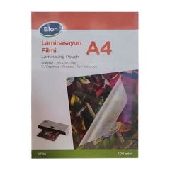 BION LAMINASYON FILMI A4 125 mıc 100 LU (9706)