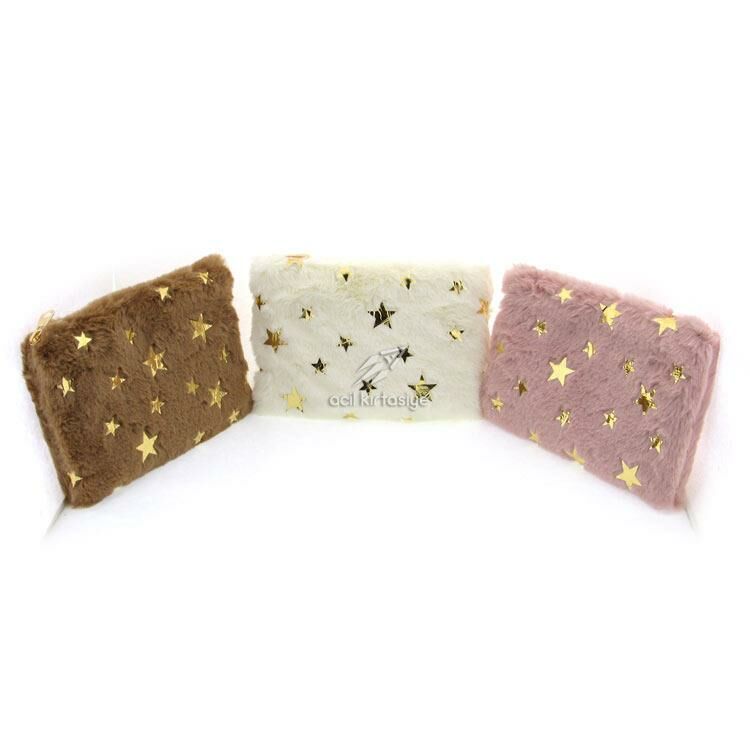 DOLPHIN KALEM CANTASI PELUS YALDIZLI GENIS PC-631