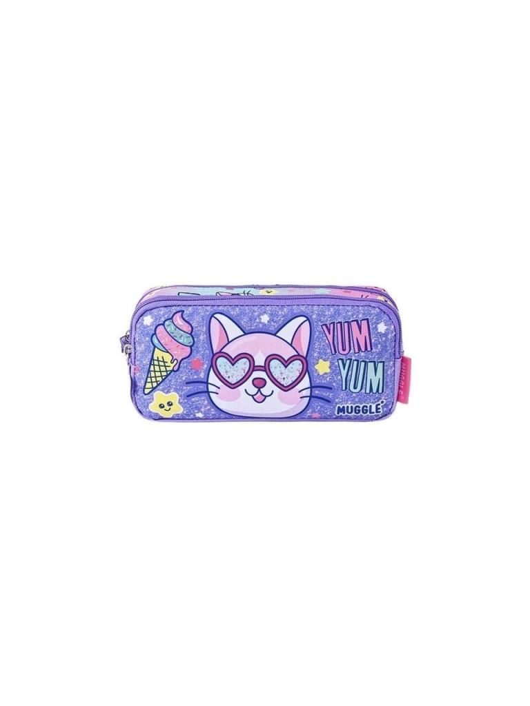 MUGGLE MU-5805 PURPLE KALEM CANTASI 1