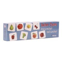 REGE BELLEK OYUNU MEYVELER VE SEBZELER (8663)