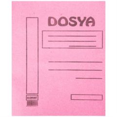 ALEMDAR KARTON DOSYA TAM KAPAK EKO.PEMBE 50 LI