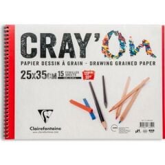 CLAIREFONTAIN CIZIM BLOGU CRAYON SPR.25x35 120GR