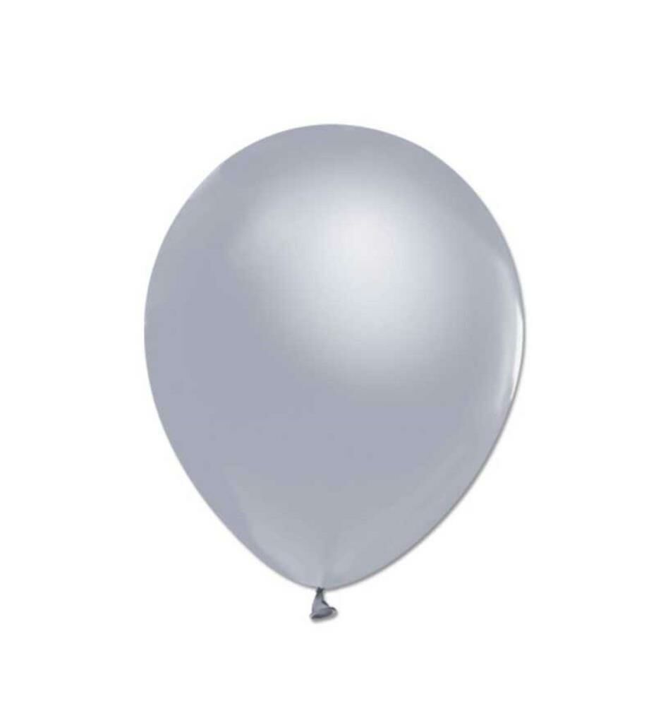 BALONEVI BALON 12 ınc METALIK SILVER 100 LU