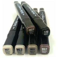 DELREY TWIN MARKER SICAK GRI TONLARI WG1/3/5/7/120