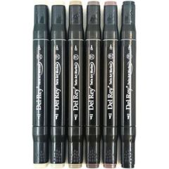 DELREY TWIN MARKER SICAK GRI TONLARI WG1/3/5/7/120