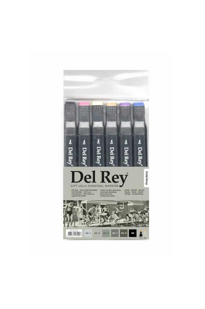 DELREY TWIN MARKER SOGUK GRI TONLARI CG1/3/5/7/9