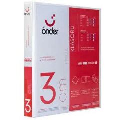 ONDER KLASOR A4 4 D MKN.30mm BEYAZ (2013-5)