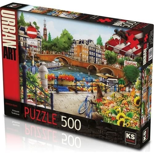 KS PUZZLE 500 PARCA AMSTERDAM