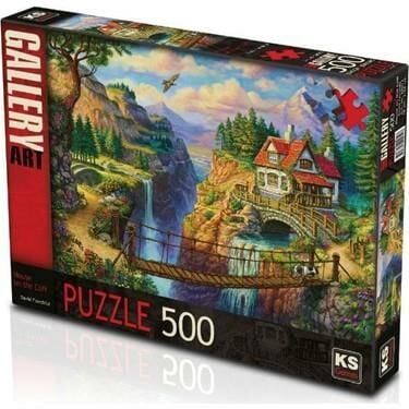 KS PUZZLE 500 PARCA HOUSE ON THE CLIFF