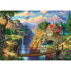 KS PUZZLE 500 PARCA HOUSE ON THE CLIFF