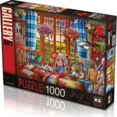 KS PUZZLE 1000 PARCA STITCHING ROOM