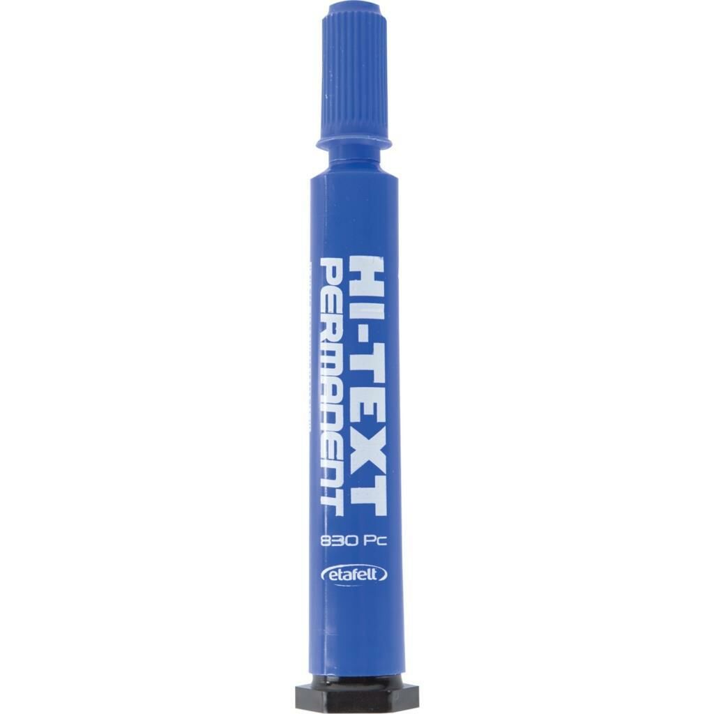 HI-TEXT PERMANENT MARKER KESIK UC MAVI (830PC)