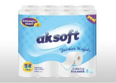 AKSOFT TUVALET KAGIDI 24 LU