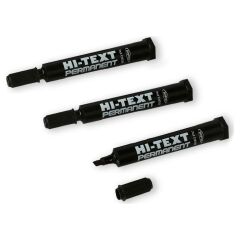 HI-TEXT PERMANENT MARKER KES SIYAH 12LI (830PC)
