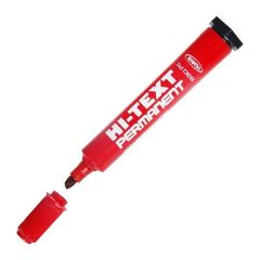 HI-TEXT PERMANENT MARKER YUV KIRMIZI 12LI (830PBK)