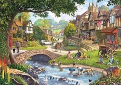 KS PUZZLE 1000 PARCA SUMMER VILLAGE STREAM