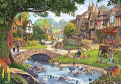 KS PUZZLE 1000 PARCA SUMMER VILLAGE STREAM