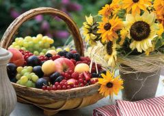 KS PUZZLE 1000 PARCA FRUIT AND SUNFLOWER