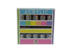 SUDOR AKRILIK BOYA MONALISA 40ML 10 RENK+FIRCA SET
