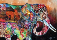 KS PUZZLE 1000 PARCA AFRICAN PATCHWORK (20508)