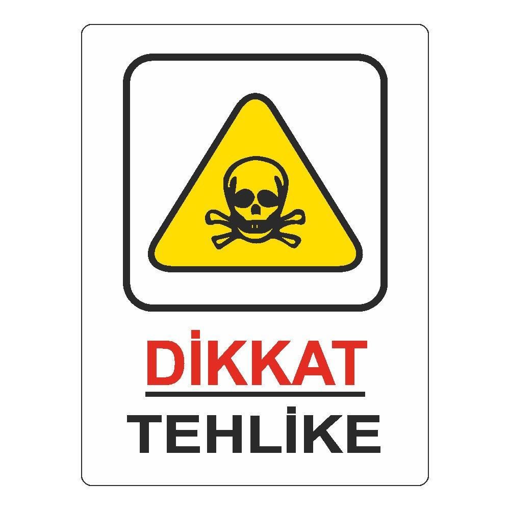 EKSTRAFIX DIKKAT TEHLIKE LEVHASI (YUL-422) 25x35