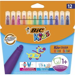 BIC KID COULEUR BABY KECELI KALEM 12 RENK 902080