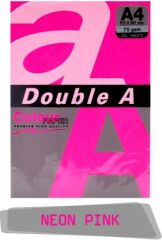 DOUBLE A RENKLI FOTO KAGIDI A4 NEON PINK 25 LI