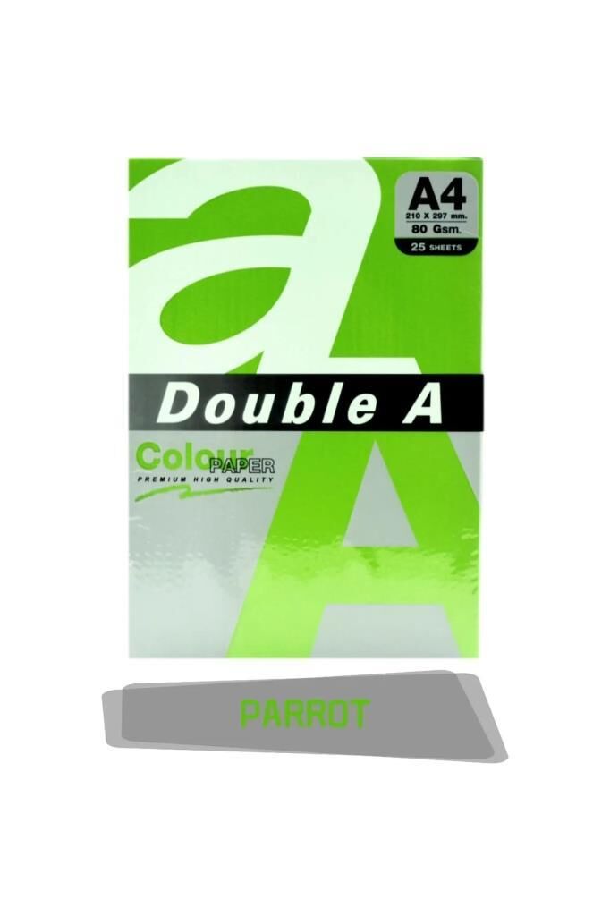 DOUBLE A RENKLI FOTO KAGIDI A4 PARROT 25 LI