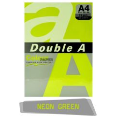 DOUBLE A RENKLI FOTO KAGIDI A4 NEON GREEN 25 LI