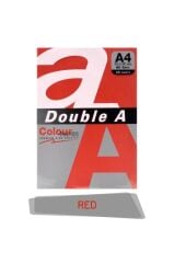 DOUBLE A RENKLI FOTO KAGIDI A4 KIRMIZI 25 LI
