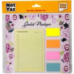 NOT YAZ PLANLAYICI CICEKLI 5 MODEL GP-76175