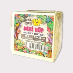 NOT YAZ MINI KUP 5x5 400yp SARI DL-9373