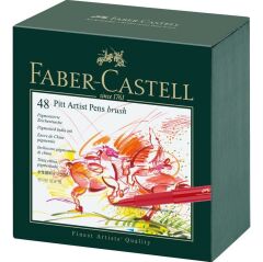 FABER CIZIM KALEMI PITT FIRCA UC STUDIO BOX 48 LI