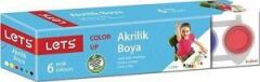 LETS AKRILIK BOYA 6 RENK x 25ml (L-5200)