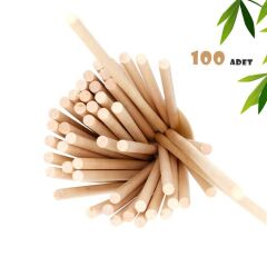 AHSAP CUBUK SUDOR YUVARLAK KUCUK 100 LU (BS76)