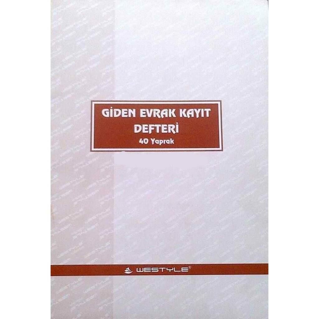 ARMAT GIDEN EVRAK KAYIT DEFTERI 40YP. KARTON(0227)