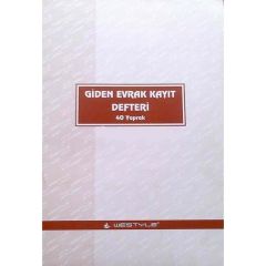 ARMAT GIDEN EVRAK KAYIT DEFTERI 40YP. KARTON(0227)