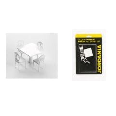 JORDANIA KARE MASA 4 SANDALYE 1/025 JE07-E4025-01K