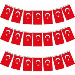 VATAN KAGIT BAYRAK IPLI ORTA 8X12CM 50 LI (807)