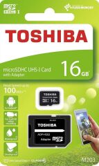 TOSHIBA M203 16GB SDXC UHS1 MICRO SD KART CLASS 10