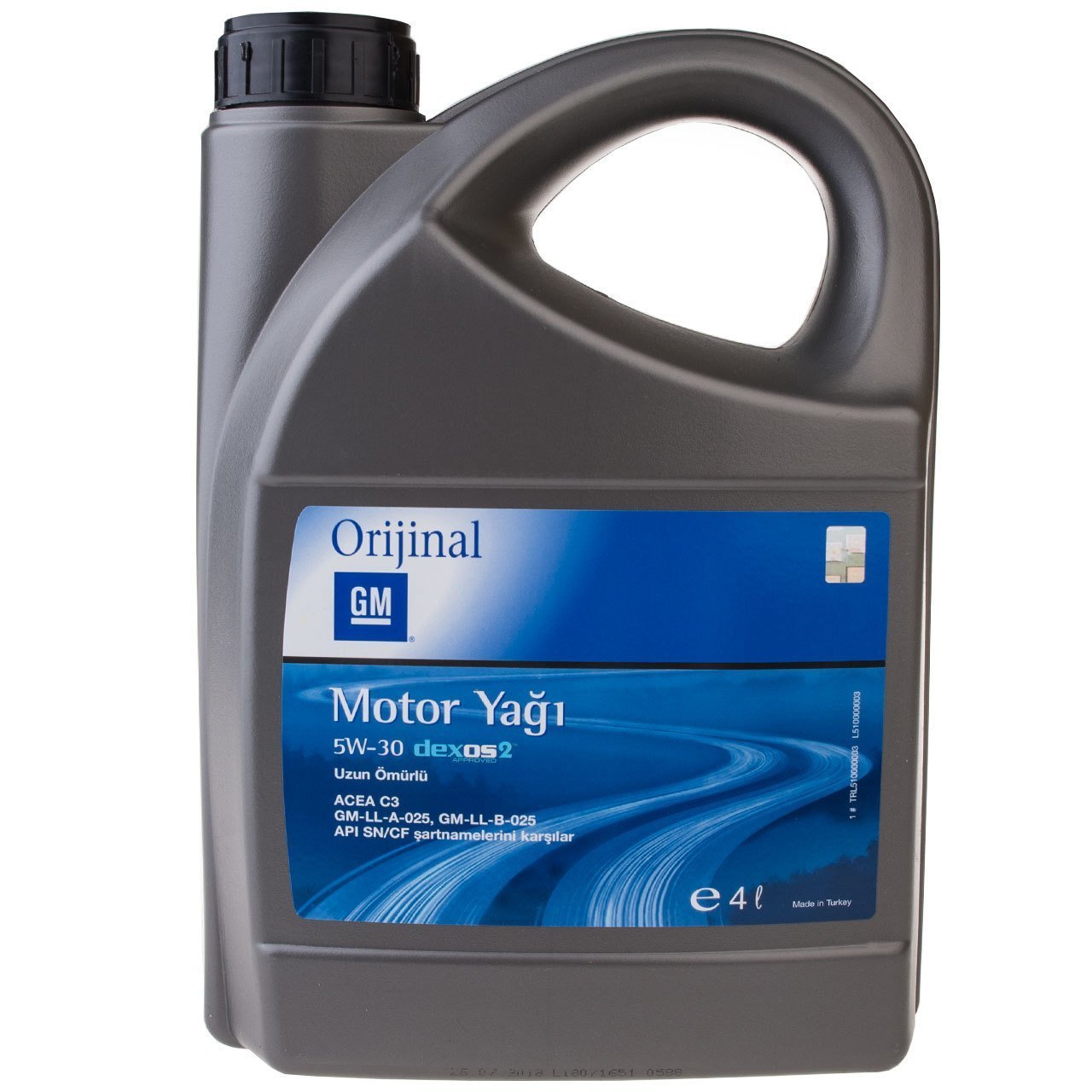 GM 5W30 Dexos 2 4 Litre Tam Sentetik Motor Yağı