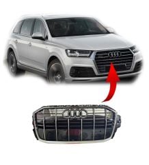 Audi Q7 S-Line Ön Panjur Kromlu 2016-2022 GKL Marka  4M0853651AH