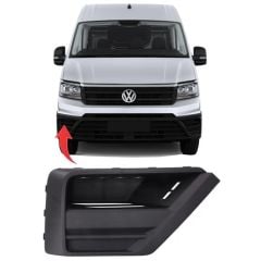 Volkswagen Crafter Sağ Ön Tampon Kapagı 2017 Sonrası Wİsco Marka 7C0853666