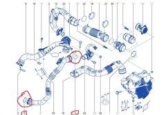 Renault Clio IV 2012 - 2018 1.5 DCİ Turbo Hortum Contası Mais Marka 8201089106