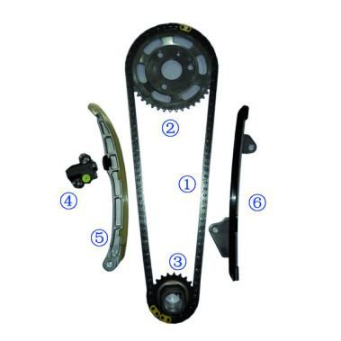 Toyota Yaris 1.4D Dizel Zİncir Seti  2007-2009 İtagİ Marka TK-TY026