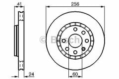 Opel Vectra A 2.0 Ön Disk Takımı Bosch Marka 569042